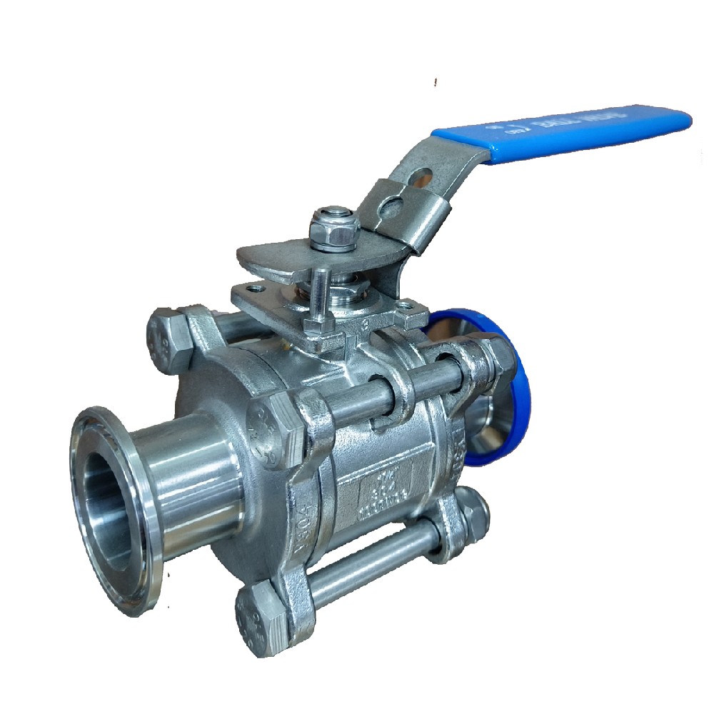 手動三片式球閥